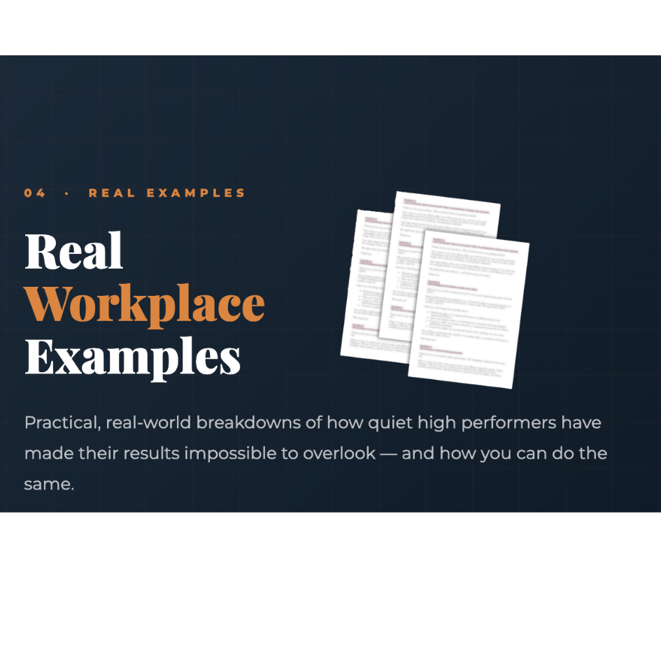 Real Workplace Examples